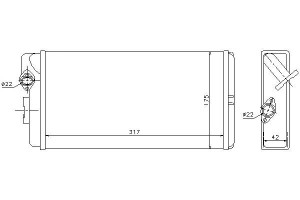 Nagrzewnica Mercedes Lk/ln2 Vario Om354.900-om904.