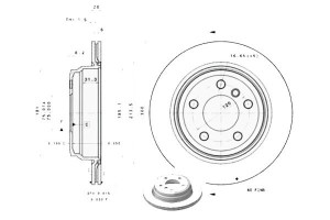 Tarcze Hamulcowe 2szt. Bmw 3 (f30 F80) 3 (f31) 3 G