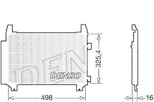 Skraplacz Klimatyzacji Toyota Yaris 1.4d 09.11- De