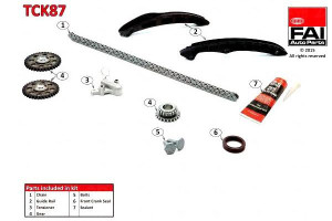 Zestaw Łańcucha Rozrządu Vw Dohc A3 03-,eos 06-08,