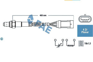 Sonda Lambda Renault Avantime Clio Ii Clio Iii Esp