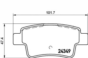Klocki Hamulcowe Opel Tył Corsa D Textar