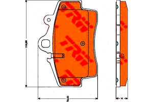 Klocki Hamulcowe Porsche Przód Boxster 2,7 3,4 04-