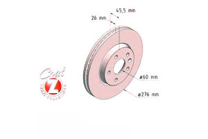 Tarcze Hamulcowe 2szt Opel Astra J 09- Zimmermann