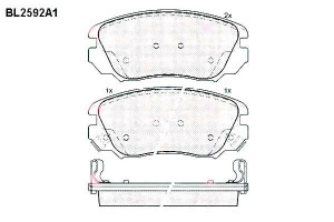 Klocki Hamulcowe Chevrolet Malibu Opel Insignia Sa