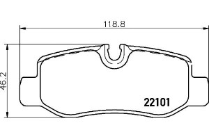 Klocki Hamulcowe Hella Pagid 4474200120 A 35056 13