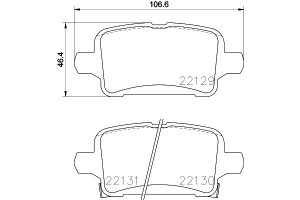 Klocki Hamulcowe Mintex 39037199 355024911 8db T25
