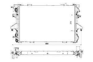 Chłodnica Vw T5 1,9tdi 03- Nrf