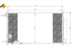 Skraplacz Klimatyzacji Honda Accord 2,2d 04- Nrf