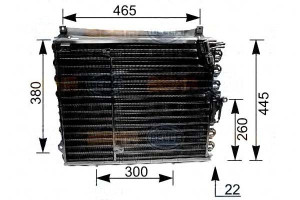 Skraplacz Klimatyzacji Mercedes W124 92- Behr Hell