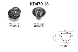 Zestaw Paska Rozrządu Mazda 323 F Vi 626 Iv 626 V