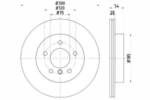 Tarcze Hamulcowe 2szt Bmw Tył Z4 2,0-3,0 09- Texta
