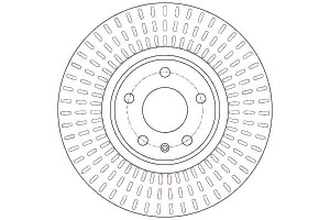Tarcze Hamulcowe 2szt Vw Przód A4 A5 07- Q5 A6 09-