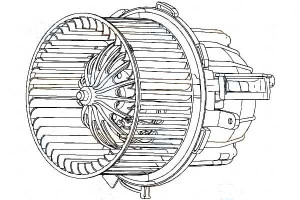 Wentylator Dmuchawa [behr Hella]