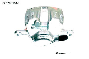 Zacisk Hamulcowy Mercedes W203 C-klasa 00-07 Lp Ft