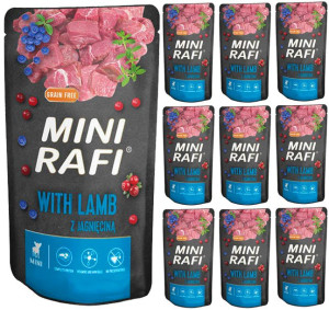 RAFI MINI - saszetka z jagnięciną 10x150g