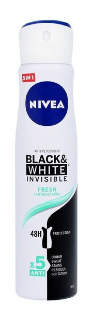 NIVEA Nivea Dezodorant INVISIBLE FRESH spray damski 250ml