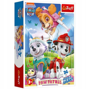 Puzzle Gigant Psi Patrol 36 Elementów - Dla Dzieci