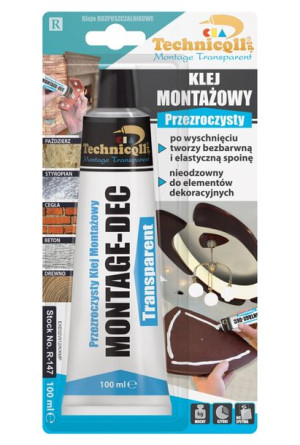 Klej Montażowy Przezroczysty 100 Ml