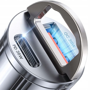 Ainope Ładowarka Samochodowa USB-C 72W Adapter 2w1