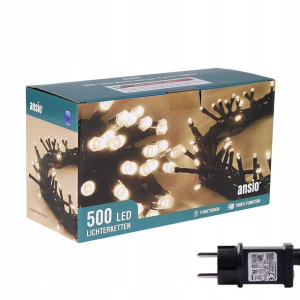 Ansio Łańcuch Lampki Na Choinkę Światełka 500 LED