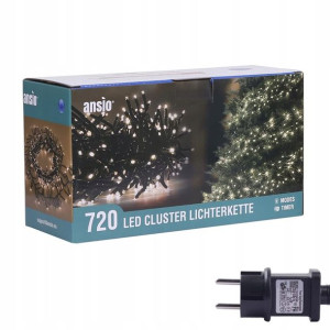 Ansio Łańcuch Świetlny Lampki Zewnętrzne 720 LED