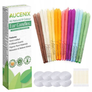 Aucenix Naturalne Świece Do Czyszczenia Uszu x 16