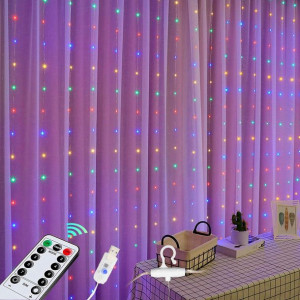 AVACOM Kurtyna Świetlna Świąteczna Lampki LED RGB