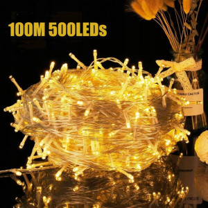 AVOALRE Lampki Świąteczne Łańcuch 500 LED 100M