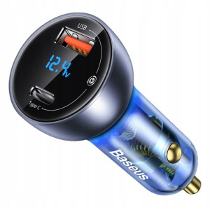 Baseus USB C Ładowarka Samochodowa Zapalniczka 65W