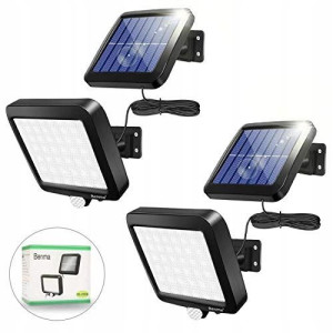 BENMA Lampy Zewnętrzne Solarne Z Czujnikiem Ruchu