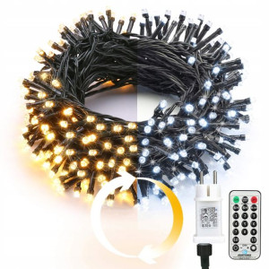 Brizlabs Lampki Boże Narodzenie Dwukolorowe 200LED