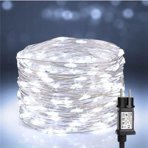 BrizLabs Lampki Na Choinkę Światełka Drut 100 LED