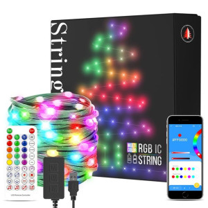 BTF Lampki ZEW WEW Choinkowe Łańcuch 50 LED RGB