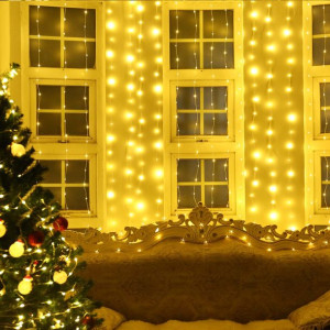 Castin Kurtyna Świetlna Świąteczna Lampki LED 3x6M