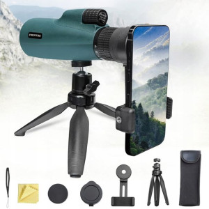 CRERTOS 10-30x50 HD Monokularny Teleskop Statyw
