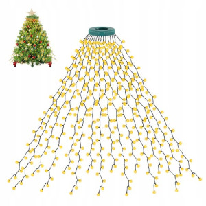 CSARE Lampki Choinkowe Łańcuch Z Timerem 400 LED