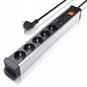 CSL Listwa Zasilająca Przedłużacz USB Na Ścianę