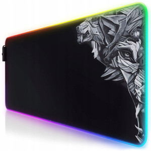 CSL Podkładka LED Mata Pod Mysz Klawiaturę RGB XXL