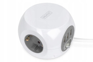 Digitus Gniazdo Rozgałęźnik Do Ładowania USB