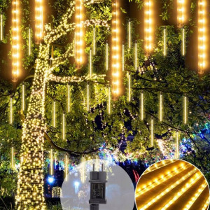 EUKSRH Deszcz Świetlny Lampki Ozdobne 288LED 5M