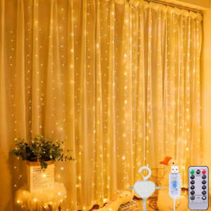 Fairy Kurtyna Światełka Lampki Święta 3x3M 300LED