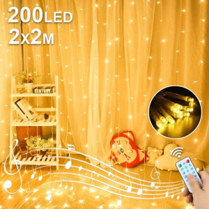FAIRY Kurtyna Świetlna Świąteczna Lampki 2Mx2M LED
