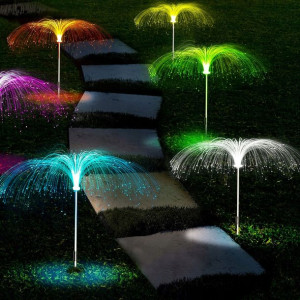 FANSIR Lampy Meduzy Fajerwerki Ogrodowe Solarne x5