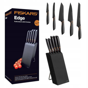 Fiskars Zestaw Noży Kuchennych Blok Stojak Na Noże