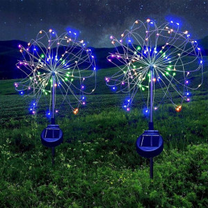 Forliver Fajerwerki Lampa Ogrodowa Solarna 2 SZT
