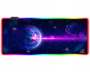 Forrica Podkładka Pod Mysz Klawiaturę RGB 90x40 CM