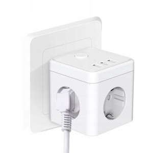 Gogotool Adapter Ładowarka USB Rozgałęźnik 6w1