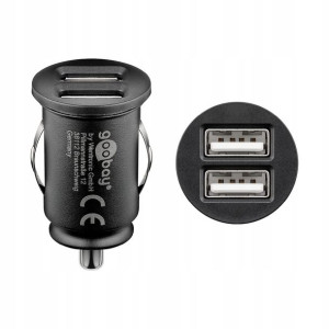 Goobay Ładowarka Samochodowa Mini 2w1 15,5W