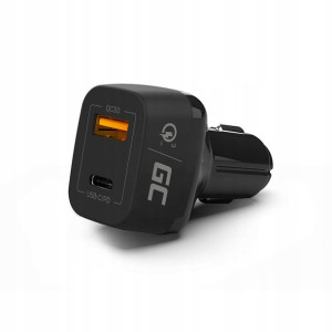 Green Cell Ładowarka Samochodowa 42W USB-C 2w1